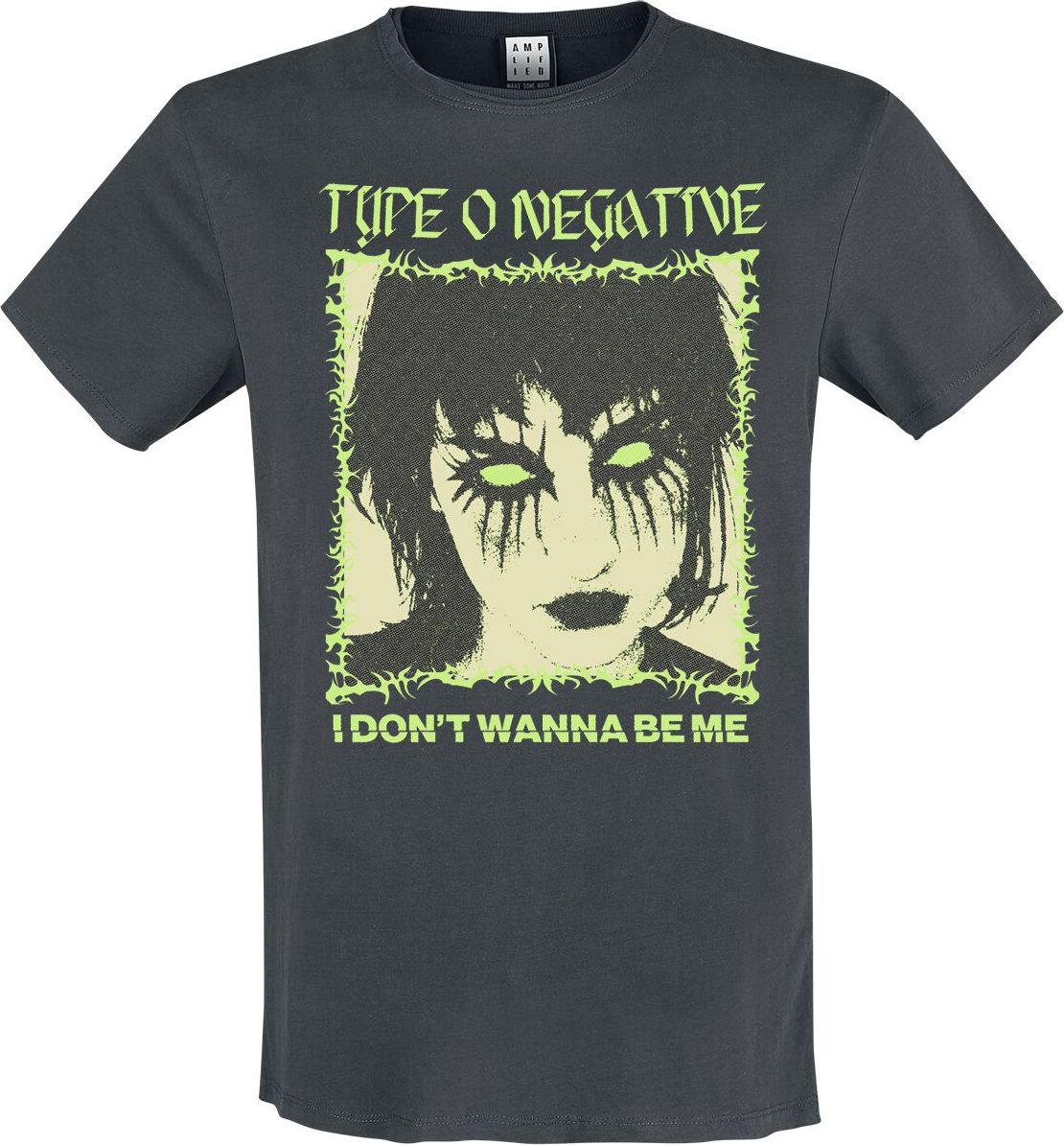 Type O Negative Amplified Collection - I Don't Wanna Be Me Tričko charcoal - RockTime.cz