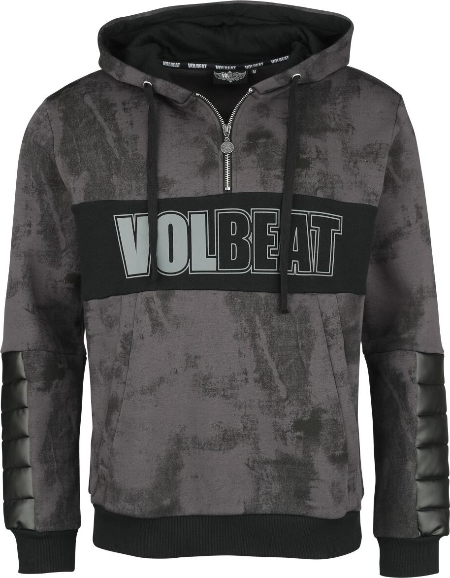 Volbeat EMP Signature Collection Mikina s kapucí tmave šedá/cerná - RockTime.cz