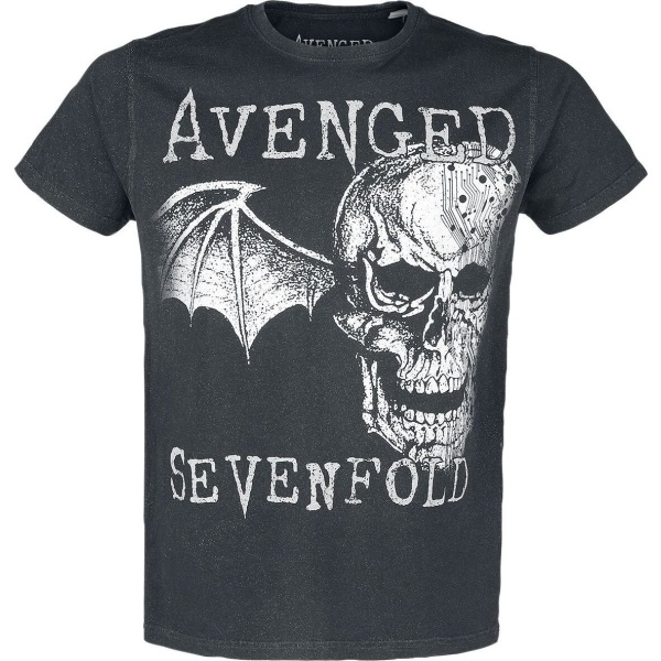 Avenged Sevenfold Deathbat Tričko černá - RockTime.cz