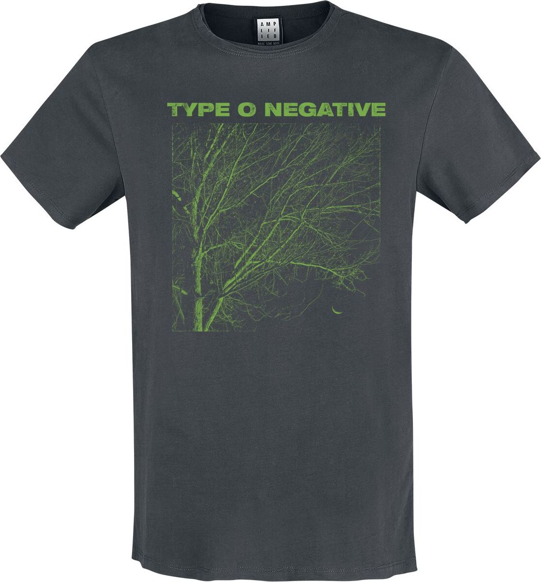 Type O Negative Amplified Collection - Green Tree Tričko charcoal - RockTime.cz