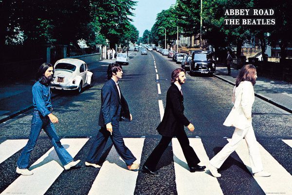 The Beatles Abbey Road plakát vícebarevný - RockTime.cz