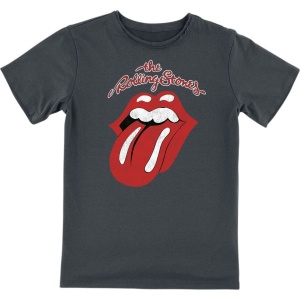 The Rolling Stones Amplified Collection - Kids - Vintage Tongue detské tricko charcoal - RockTime.cz