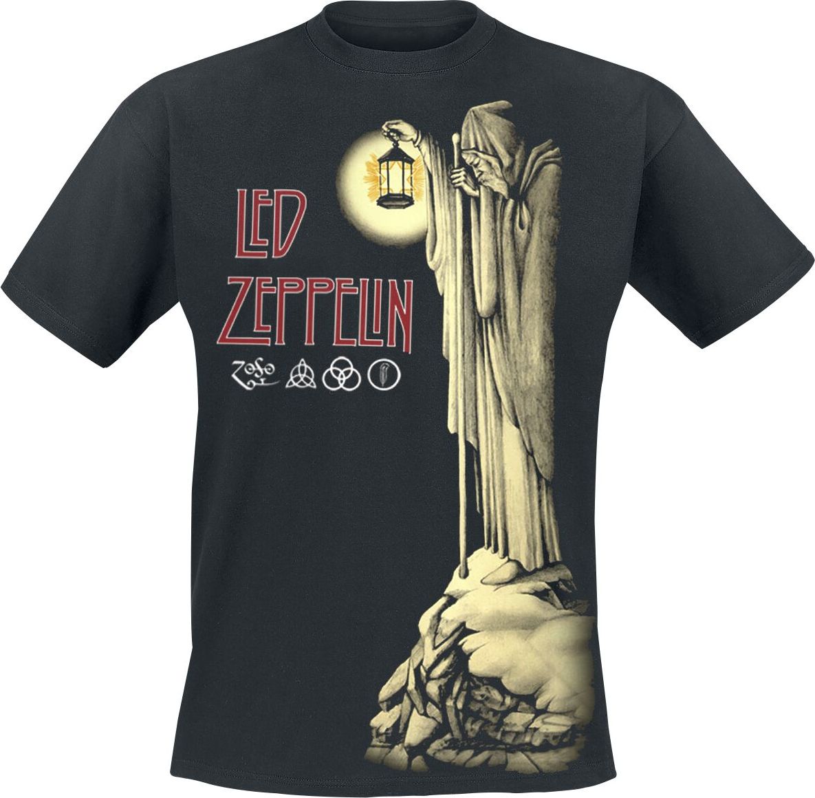 Led Zeppelin Hermit Tričko černá - RockTime.cz