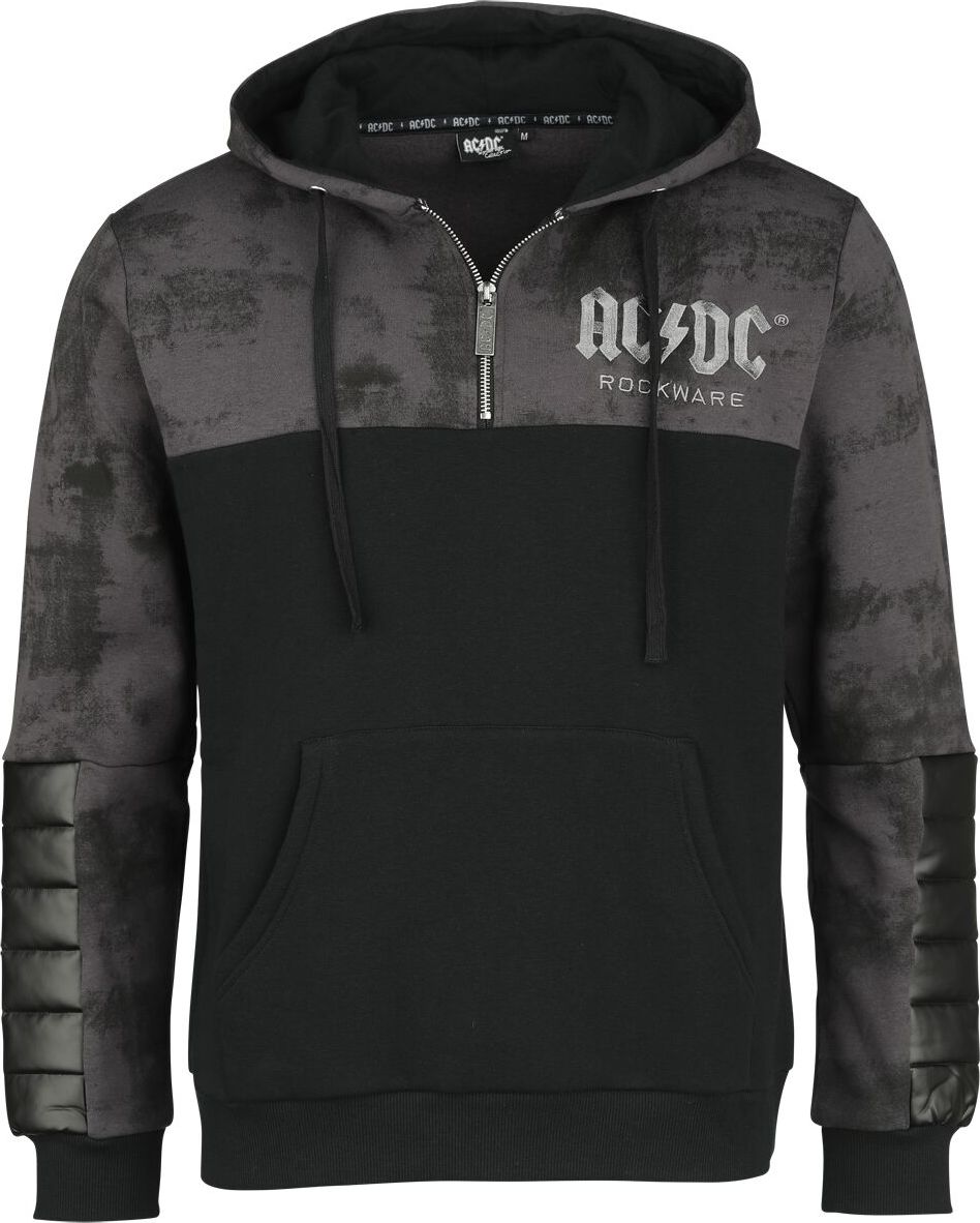 AC/DC EMP Signature Collection Mikina s kapucí tmave šedá/cerná - RockTime.cz