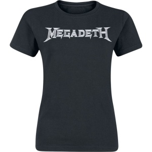 Megadeth Logo Dámské tričko černá - RockTime.cz