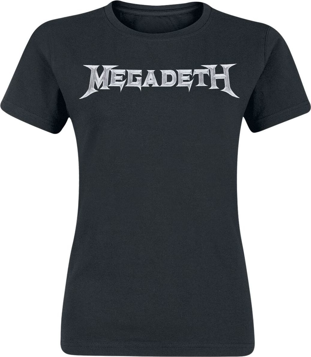 Megadeth Logo Dámské tričko černá - RockTime.cz