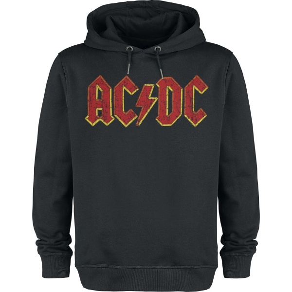 AC/DC Amplified Collection - Logo Dark Night Mikina s kapucí černá - RockTime.cz