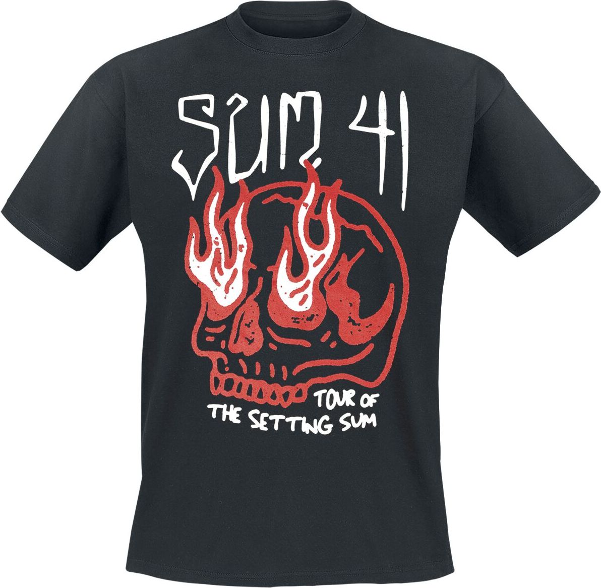 Sum 41 Skull - Tour Shirt 2024 Tričko černá - RockTime.cz