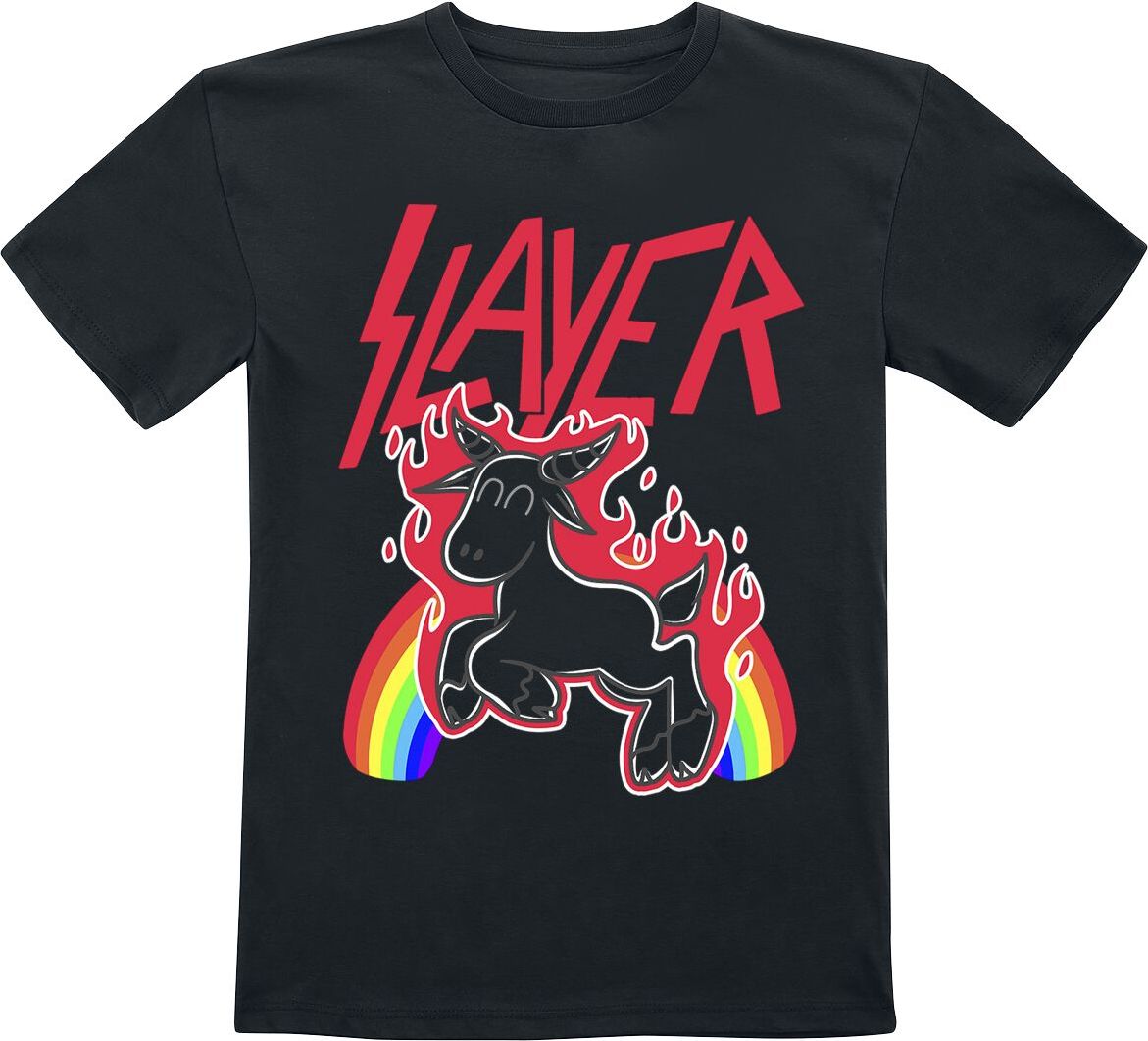 Slayer Kids - Rainbow Goat detské tricko černá - RockTime.cz