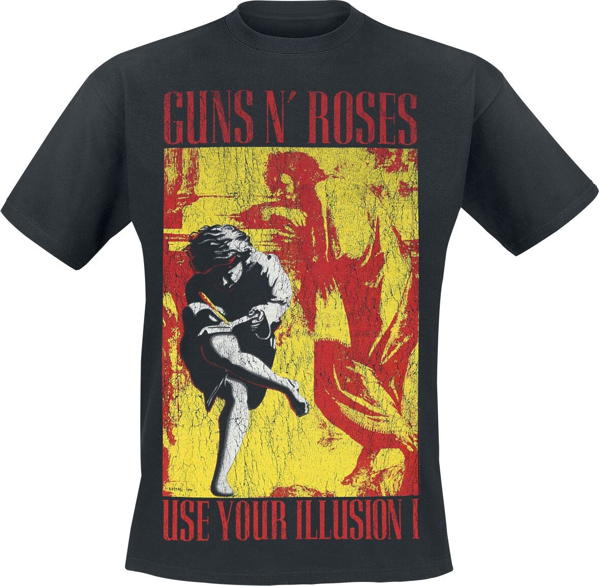 Guns N' Roses Illusion - Get In The Ring Tričko černá - RockTime.cz