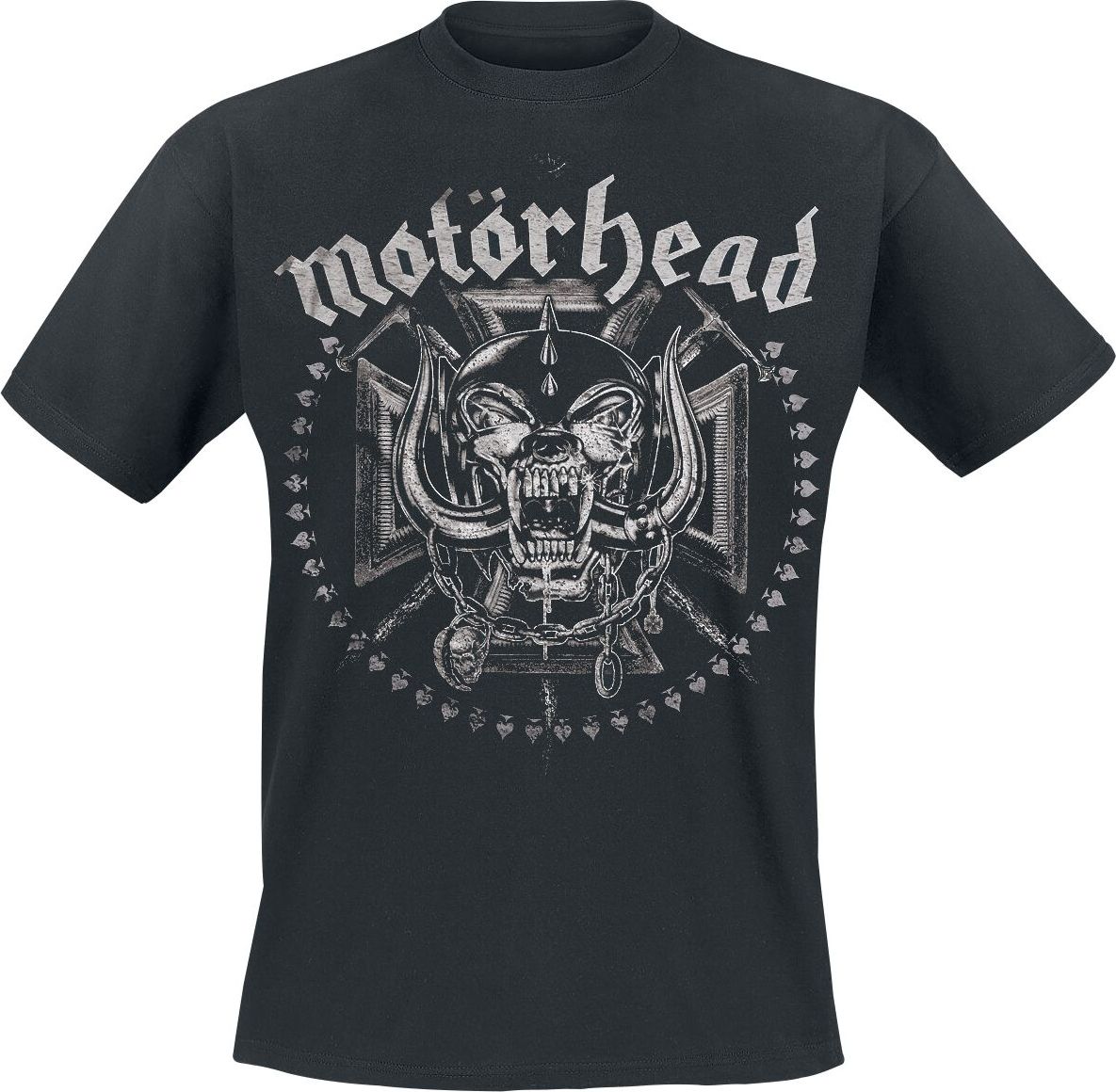 Motörhead Iron Cross Swords Tričko černá - RockTime.cz