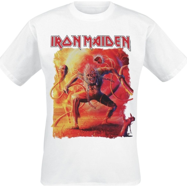 Iron Maiden Piece Of Mind - Hydra Tričko bílá - RockTime.cz