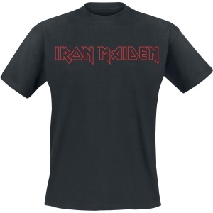 Iron Maiden Revised Logo Tričko černá - RockTime.cz