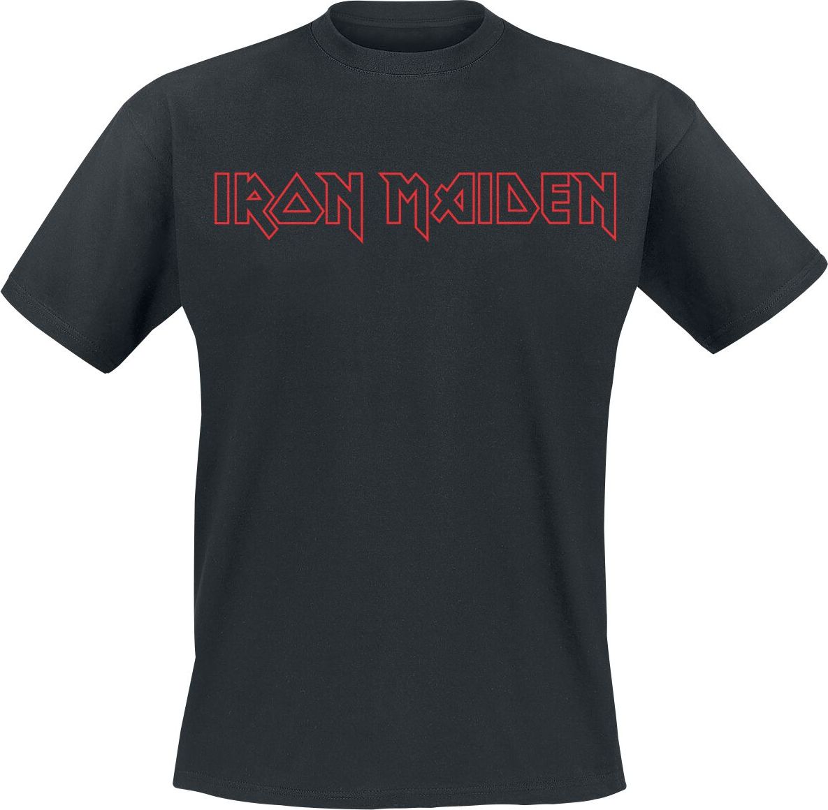 Iron Maiden Revised Logo Tričko černá - RockTime.cz