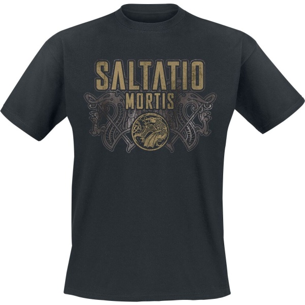 Saltatio Mortis Viking Logo Tričko černá - RockTime.cz