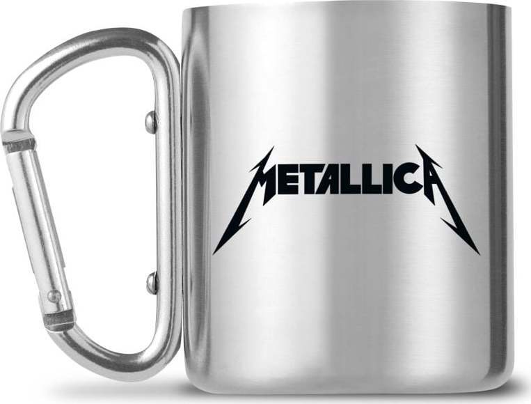 Metallica Tasse mit Karabinerhaken Hrnek stríbrná - RockTime.cz