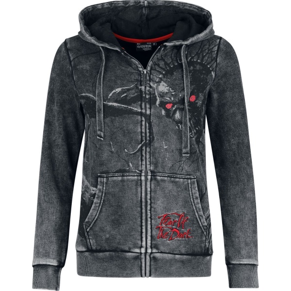 Iron Maiden EMP Signature Collection Dámská mikina s kapucí na zip šedá - RockTime.cz