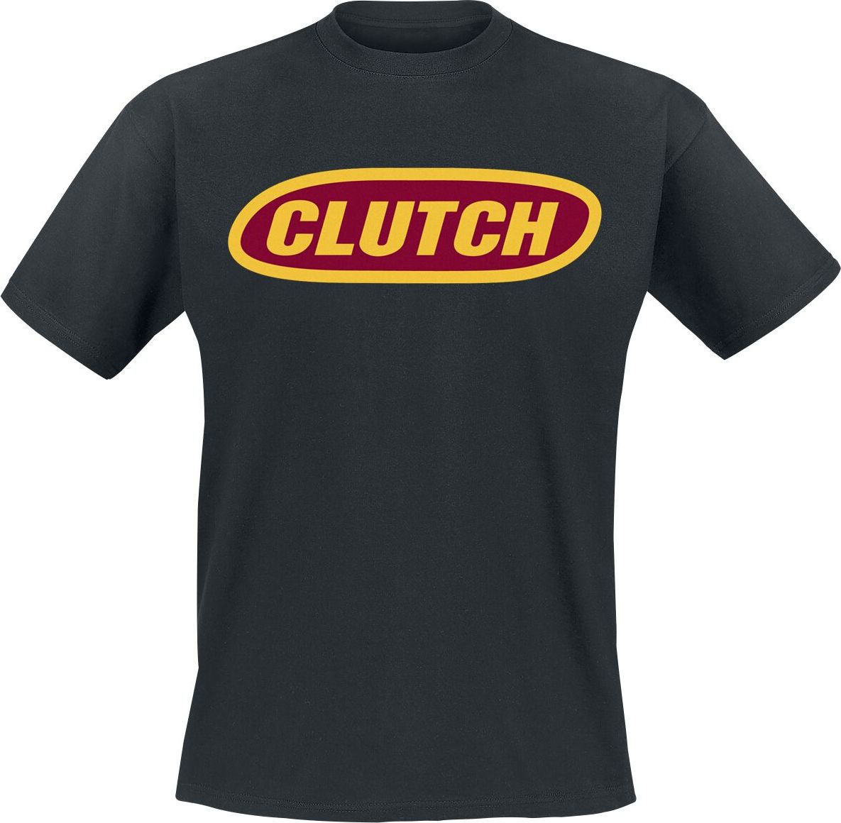 Clutch Logo Tričko černá - RockTime.cz