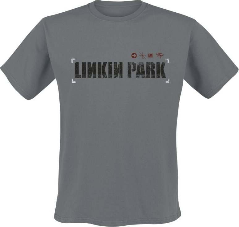 Linkin Park Hybrid Theory Tričko charcoal - RockTime.cz