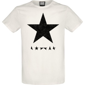 David Bowie Amplified Collection - Black Star Tričko šedobílá - RockTime.cz