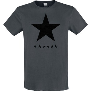 David Bowie Amplified Collection - Black Star Tričko charcoal - RockTime.cz