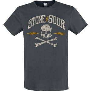 Stone Sour Amplified Collection - Skull Tričko charcoal - RockTime.cz