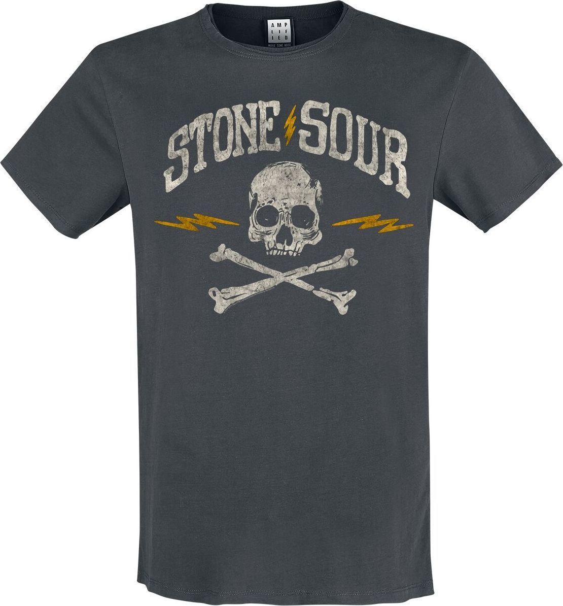 Stone Sour Amplified Collection - Skull Tričko charcoal - RockTime.cz