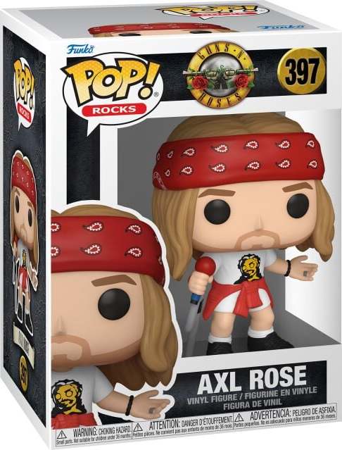 Guns N' Roses Axl Rose Rocks! (Chase Edition möglich) Vinyl Figur 397 Sberatelská postava vícebarevný - RockTime.cz