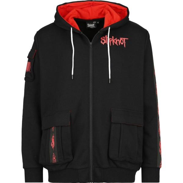 Slipknot EMP Signature Collection - Oversize Mikina s kapucí na zip černá - RockTime.cz