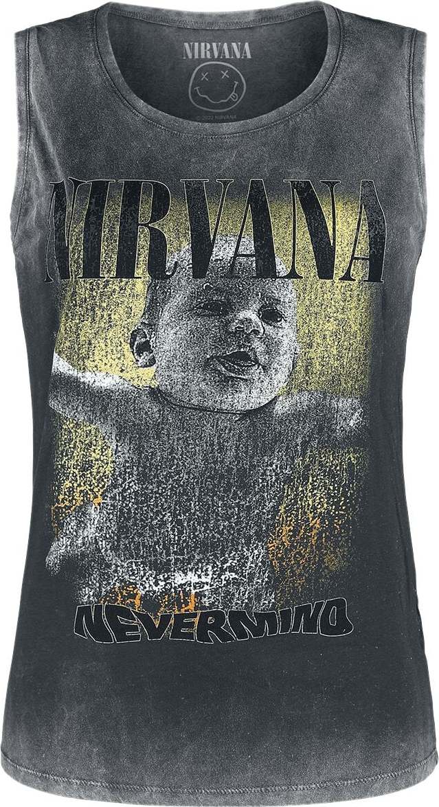 Nirvana Nevermind Dámský tank top šedá - RockTime.cz