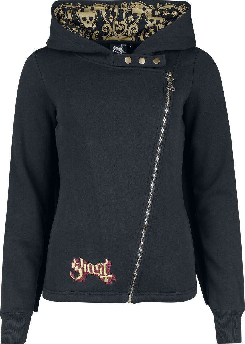 Ghost EMP Signature Collection Dámská mikina s kapucí na zip černá - RockTime.cz