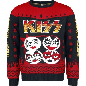 Kiss Holiday Sweater 2024 Pletený svetr vícebarevný - RockTime.cz