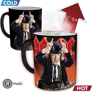 AC/DC Live - Tasse mit Thermoeffekt Hrnek vícebarevný - RockTime.cz