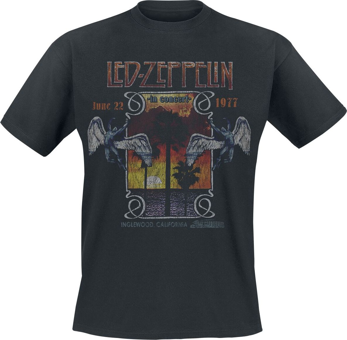 Led Zeppelin Inglewood Tričko černá - RockTime.cz