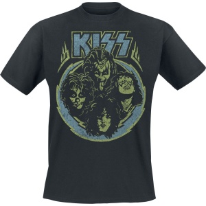 Kiss Destroyer Circle Tričko černá - RockTime.cz