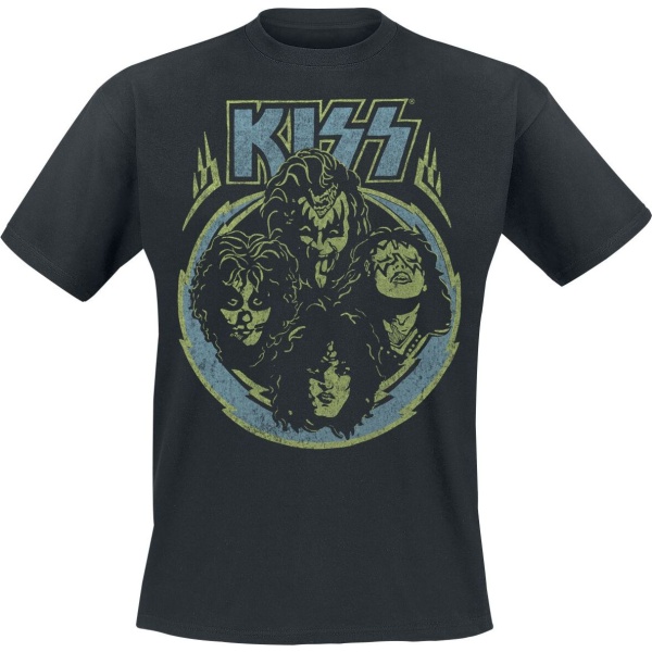 Kiss Destroyer Circle Tričko černá - RockTime.cz