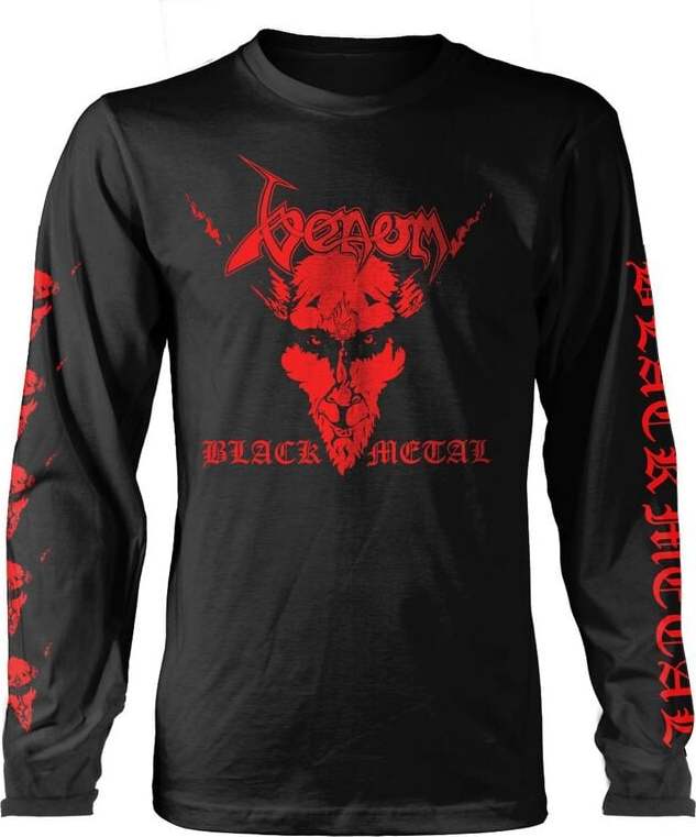 Venom Black Metal (Red) Tričko s dlouhým rukávem černá - RockTime.cz