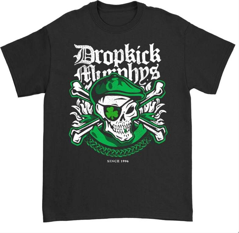 Dropkick Murphys Skelly Eye Patch Tričko černá - RockTime.cz