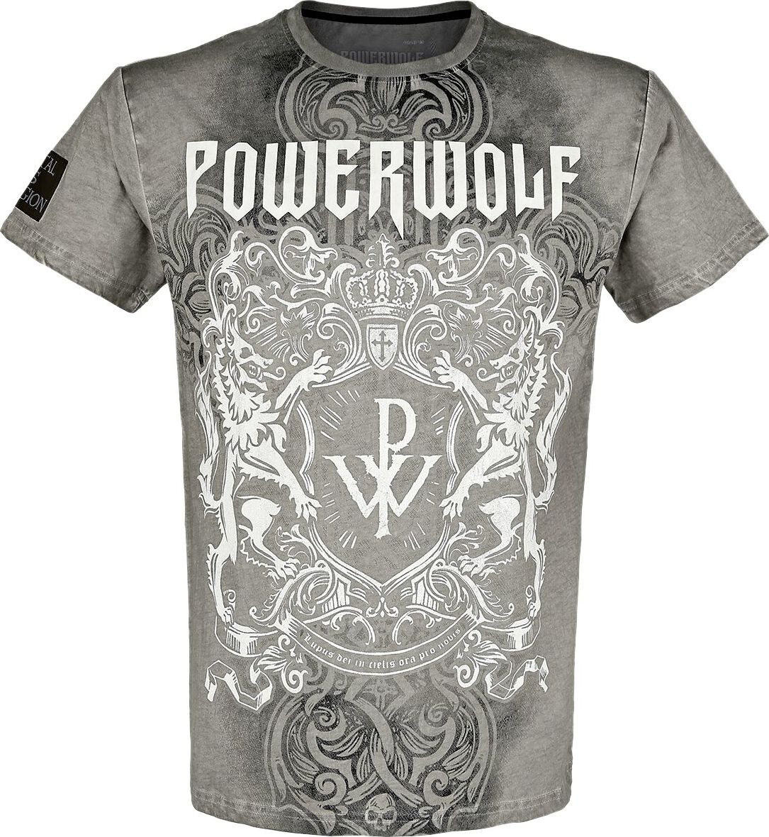 Powerwolf EMP Signature Collection Tričko šedá - RockTime.cz