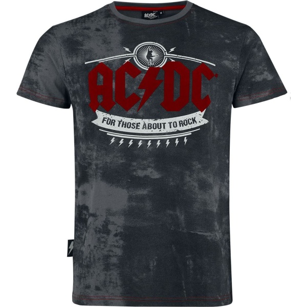 AC/DC EMP Signature Collection Tričko šedá - RockTime.cz