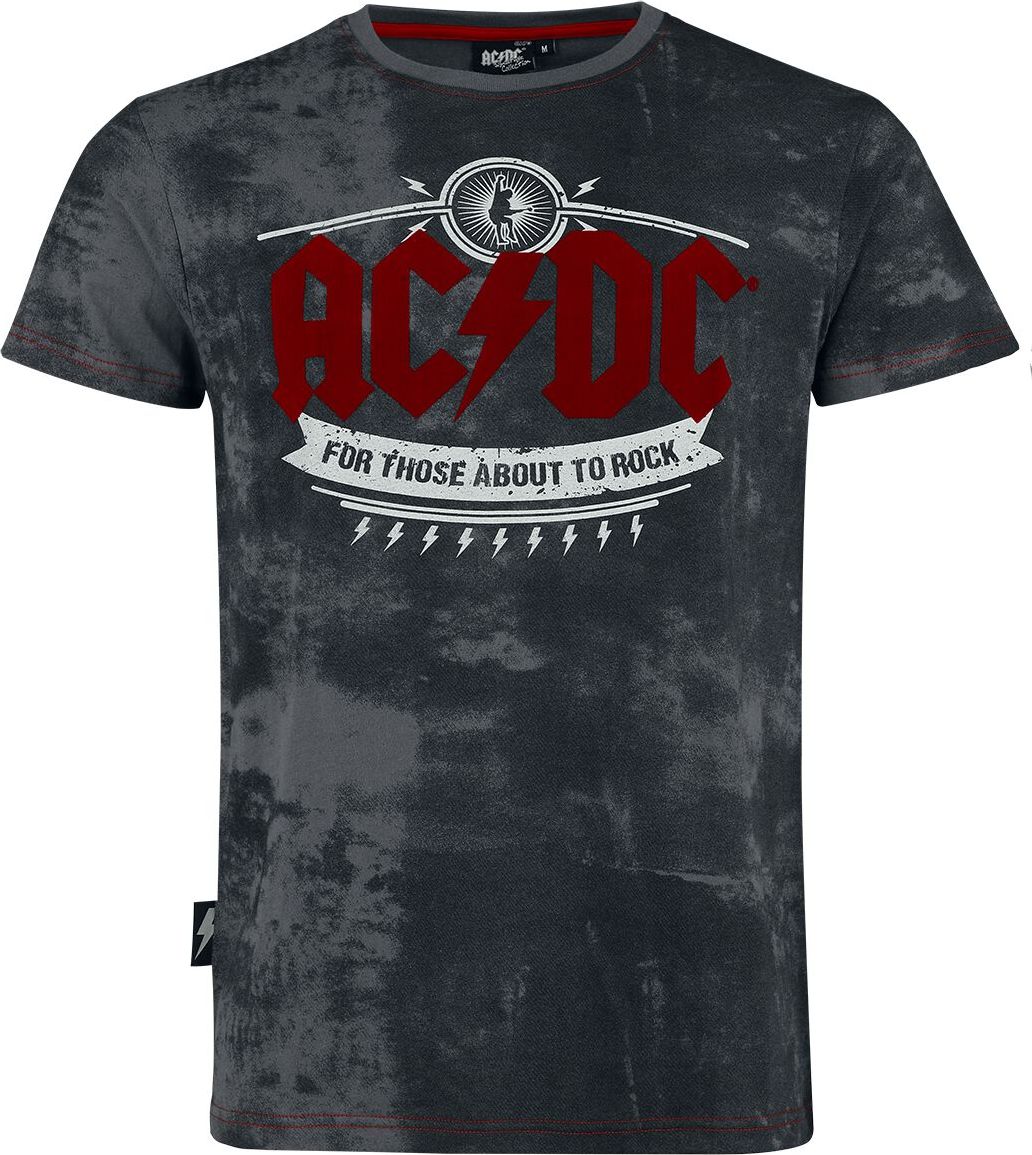 AC/DC EMP Signature Collection Tričko šedá - RockTime.cz