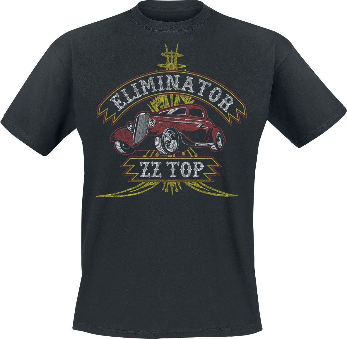 ZZ Top Eliminator Pinstripe Tričko černá - RockTime.cz