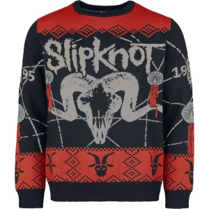 Slipknot Holiday Sweater 2024 Pletený svetr vícebarevný - RockTime.cz