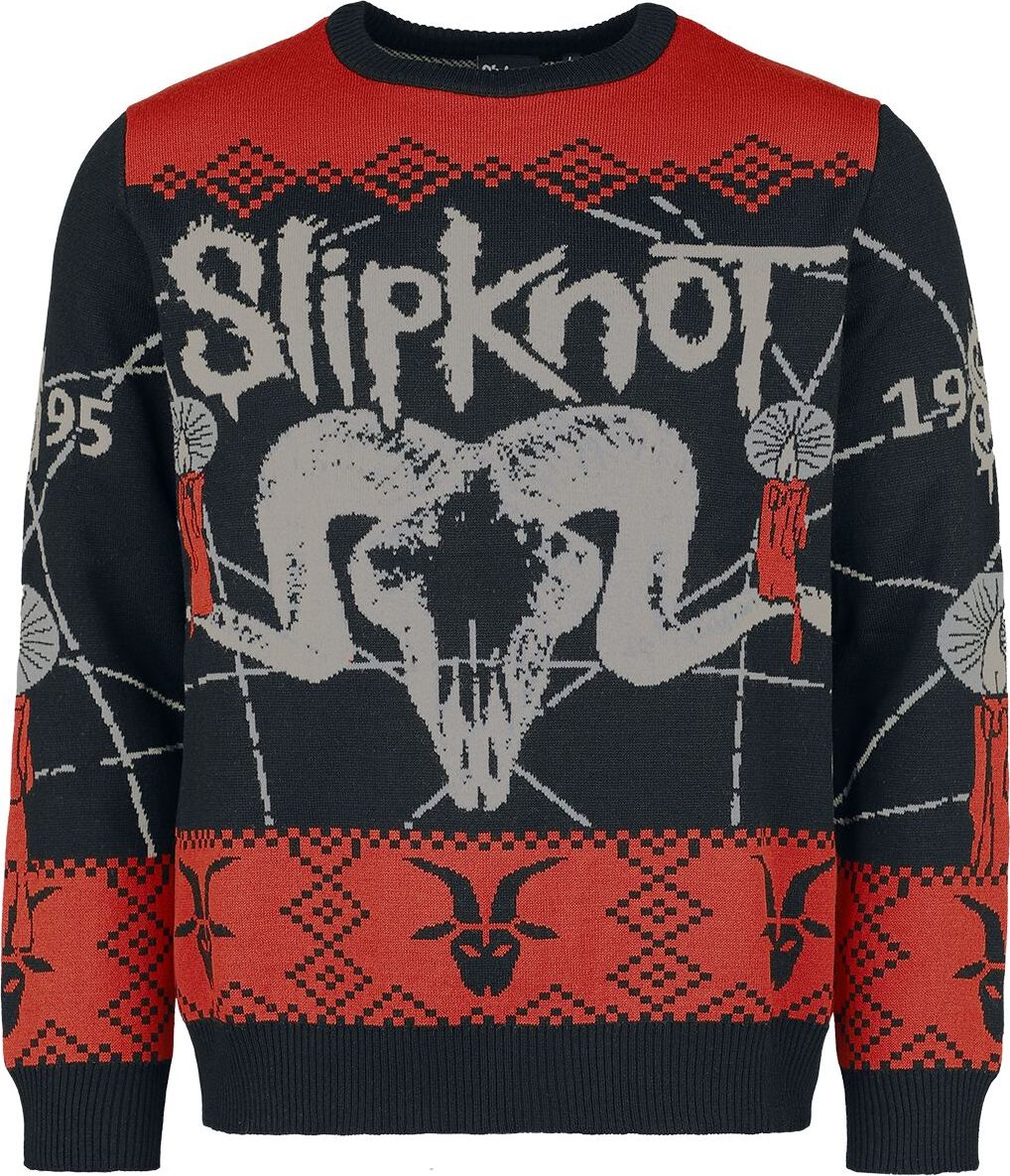 Slipknot Holiday Sweater 2024 Pletený svetr vícebarevný - RockTime.cz