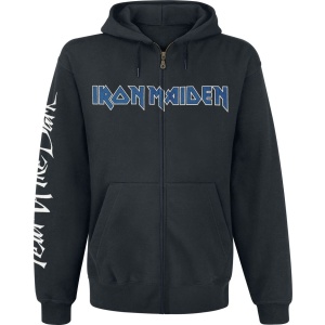 Iron Maiden Fear Of The Dark Mikina s kapucí na zip černá - RockTime.cz