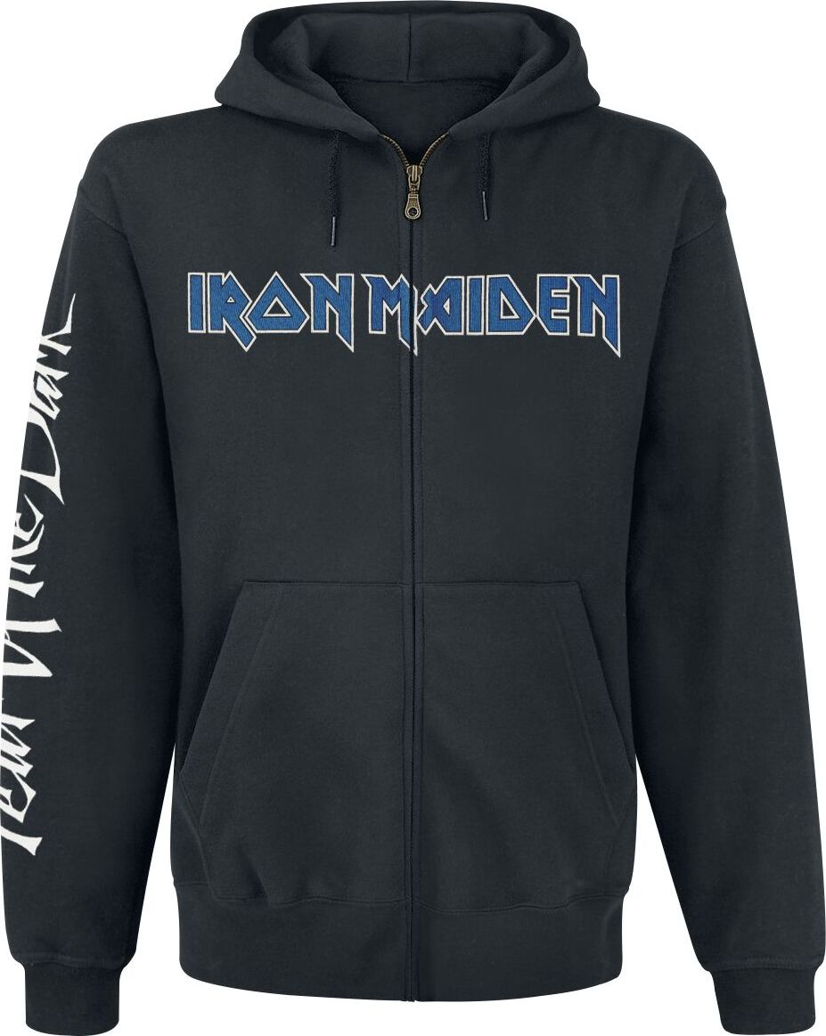 Iron Maiden Fear Of The Dark Mikina s kapucí na zip černá - RockTime.cz