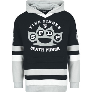 Five Finger Death Punch EMP Signature Collection Mikina s kapucí bílá / černá / šedá - RockTime.cz