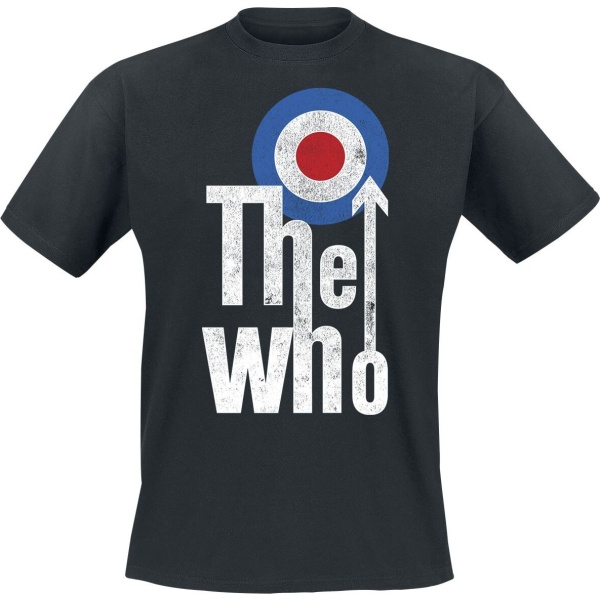 The Who Distressed Target Logo Tričko černá - RockTime.cz