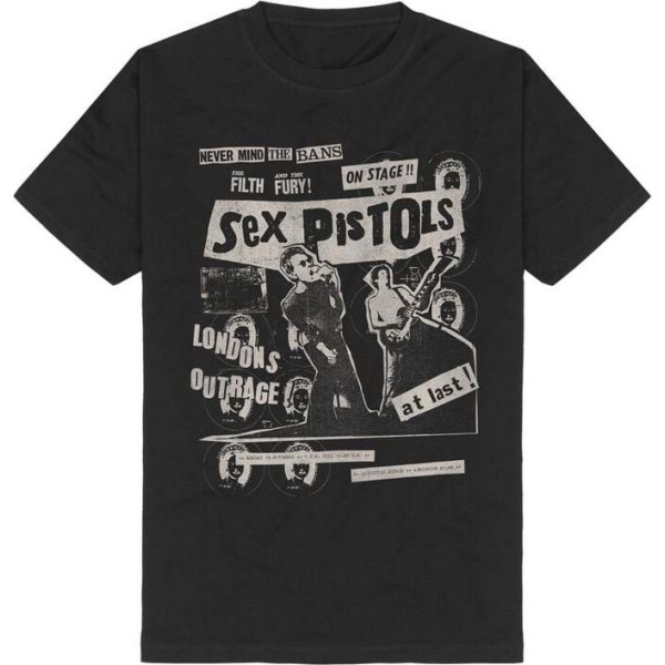 Sex Pistols London's Outrage Tričko černá - RockTime.cz