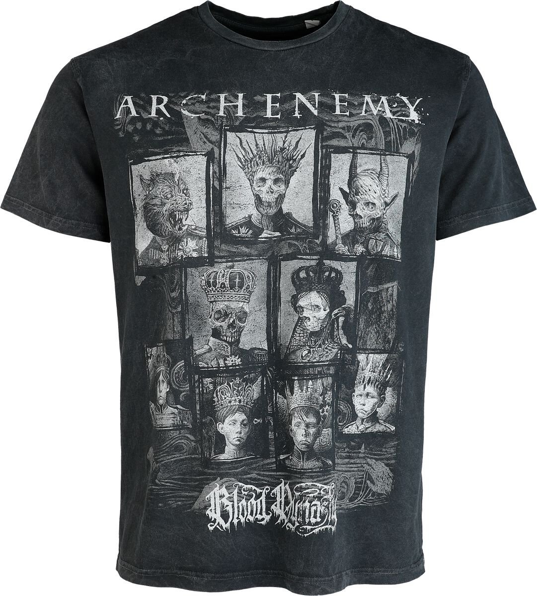 Arch Enemy Family Cards Tričko šedá - RockTime.cz